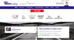 Desktop Screenshot of becxtrading.nl